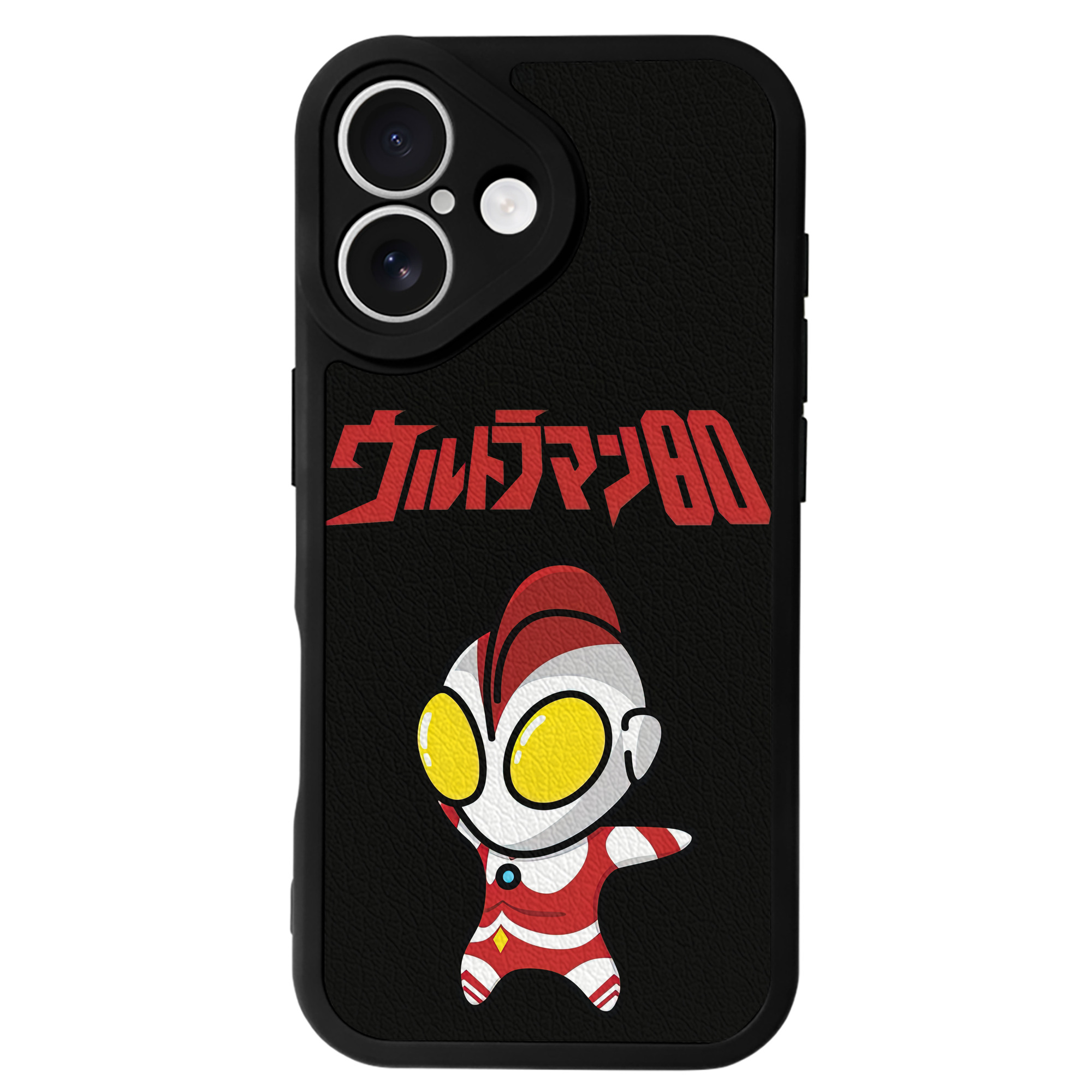 （画像用） ウルトラマン Ultraman 【iPhone 16シリーズ対応】シリコンスマホケース（レザー調） 材質：シリコン